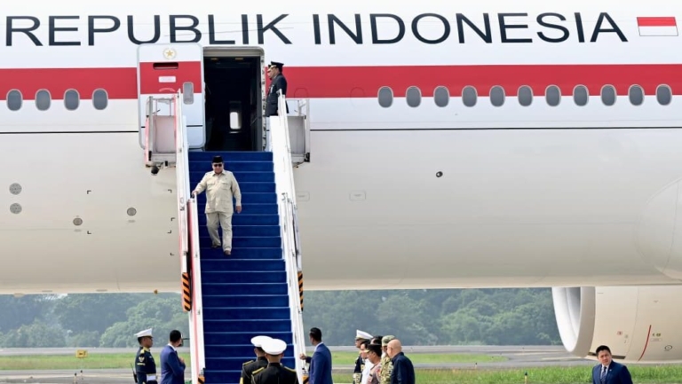 Presiden Prabowo Tiba di Tanah Air Usai Perkuat Kemitraan Strategis Indonesia–Prancis